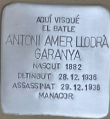 Antoni Amer Llodrà, Garanya