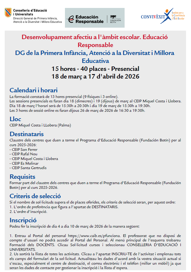 educaci&oacute;n responsable