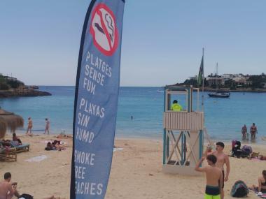 Imatge platja sense fum Felanitx