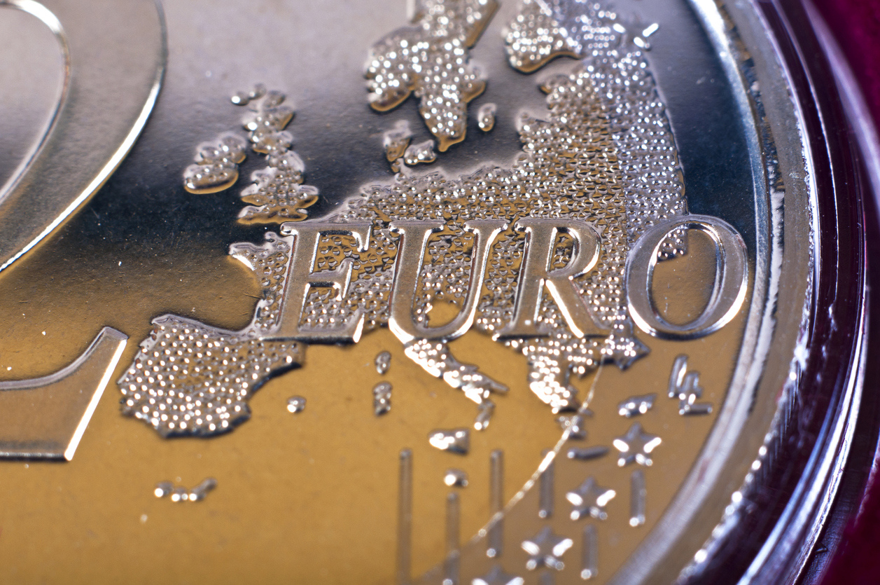 Detall d'una moneda d'euro
